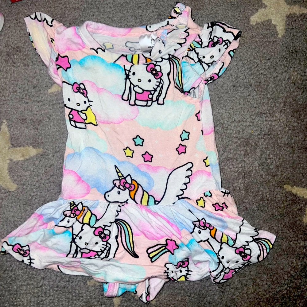 COPY - Posh peanut dress onesie hello kitty